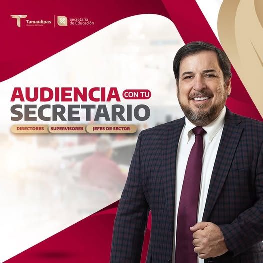 El secretario de Educación, Miguel Ángel Valdez García, realizará audiencias con directoras y directores, supervisoras y supervisores, jefas y jefes de sector